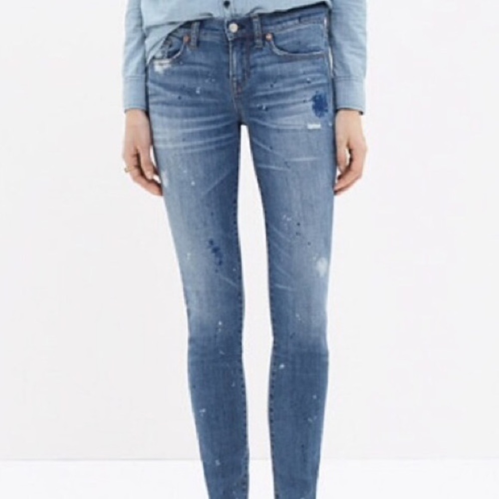 Madewell Paint Splatter Skinny Skinny